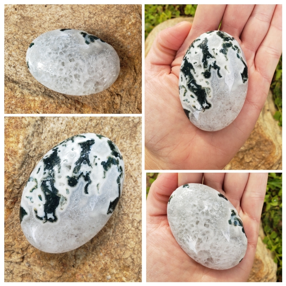 Moss Agate Palmstone